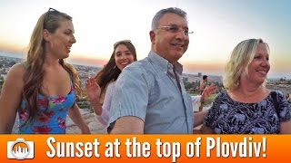 SUNSET AT THE TOP OF PLOVDIV! | Orthodox Church, Roman Theatre, Jewish Wedding & Market (Bulgaria)