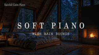 (No Ads) Warm Bedroom Rain and Fire Sounds at Night 🔥Healing Sleep Music for Anxiety & Stress Relief screenshot 5