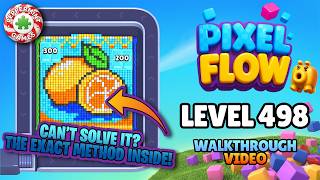 Pixel Flow - Level 498 Walkthrough Solution