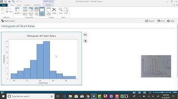 Histogram in Minitab Express