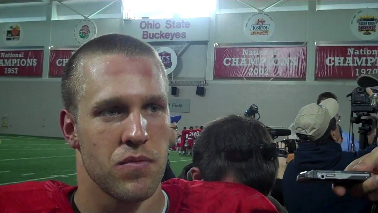 Ross Homan on Ohio State Spring Practice YouTube