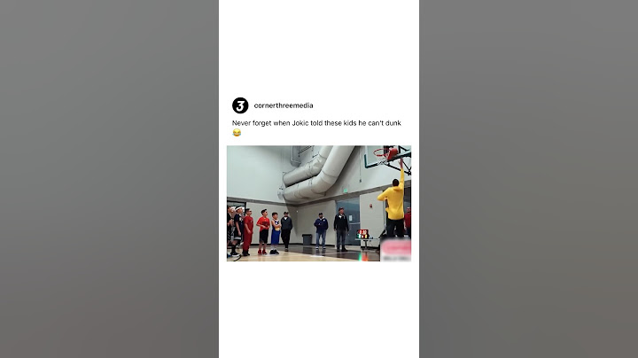 Jokic said he CAN'T dunk 😂