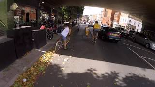 Pavement Cyclist Almost Caused A Crash