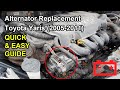 How to Replace ALTERNATOR - Toyota Yaris (2005 - 2011)