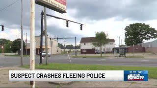 Man arrested after chase ends in 3-vehicle crash in South Bend