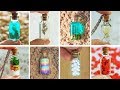 12 mini Charm Bottles - Cutest Jewelry DIY! MINI CHARMS IN A BOTTLE!