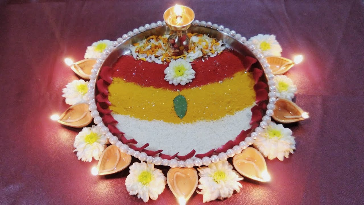 Aarti Thali Decoration Navratri Special Pooja Thali DIY Easy Aarti Thali Decoration Navratri Special Pooja Thali DIY Easy