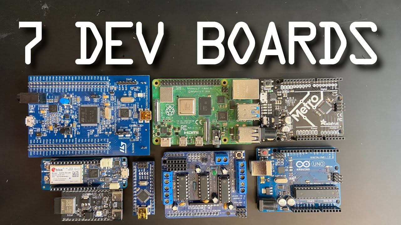 7 Popular Development Boards: ESP32, STM32, RPi, etc.