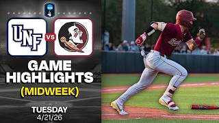 #8 Florida State vs North Florida (MIDWEEK) 2026 College Baseball Highlights