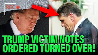 Trump Nabbed as Judge Orders DOJ to Produce FBI Notes of Interviews with His Alleged Abuse Victim!!!