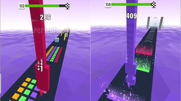 Stack Colors : Gameplay Walkthrough Part 11- All Level (iOS, Android)