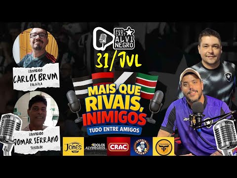 EPISÓDIO - 2 Mais que Rivais, Inimigos! Tudo entre amigos" no Podcast Alvinegro