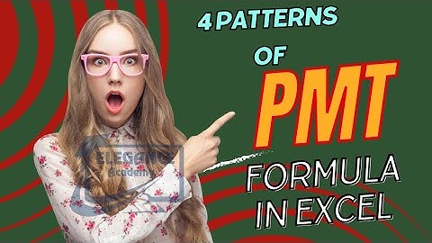 PMT Formula by 4 Patterns in Excel in Hindi #excel #msexcel #pmt #formula #eca #eleganceacademy