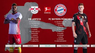 PES 2021 | RB LEIPZIG VS BAYERN MUNICH | BUNDESLIGA 20-21 FHD GAMEPLAY
