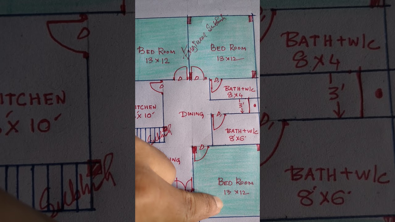 27 x 40 best simple house plan shorts video 