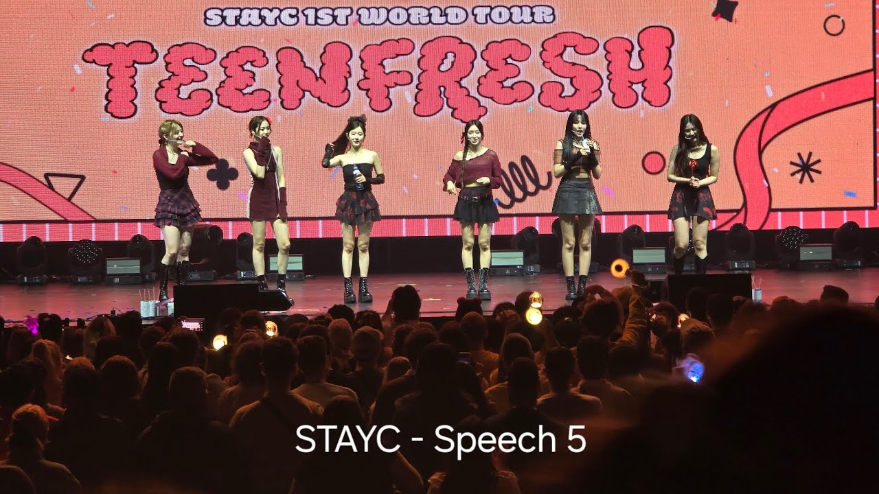 스테이씨 STAYC - Speech 5 (Teenfresh Berlin 240308) [FANCAM HD]