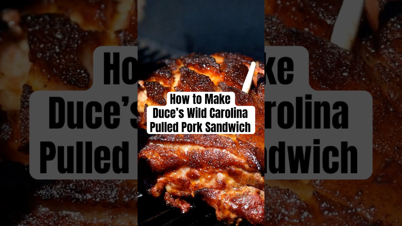 How to Make Smoked Carolina Pulled Pork 