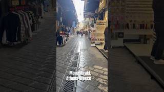 Beautiful street in Monastiraki. #athens #greece #travel #walking #moe #fyp