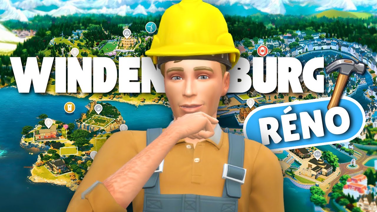 Rénovation ULTIME de Windenburg dans les Sims 4