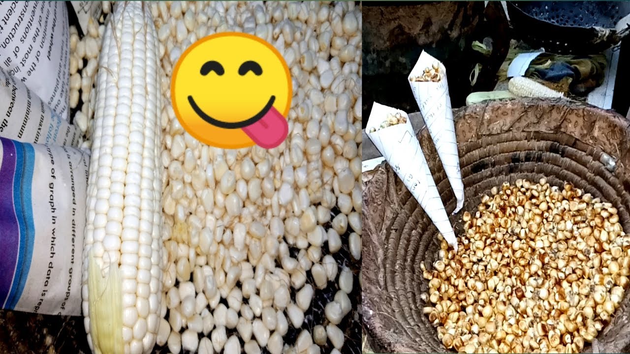 Salt Roasted Corn Makai Ke Dane Peshawar Food Street Street Food