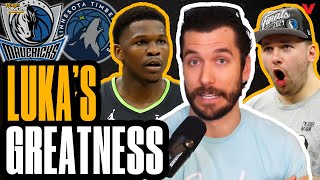 Mavericks-Timberwolves Mailbag: Luka Doncic greatness, Anthony Edwards will be back | Hoops Tonight