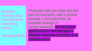 John F. Moss Library Database Instruction and Services Tutorial