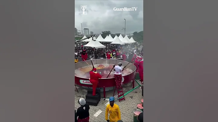 Hilda Baci attempts to cook world's largest pot of jollof rice