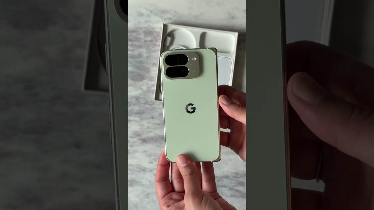 Unboxing Google’s $1,799 Pixel 10 Pro Fold in Jade