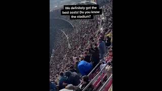 We definitely got the best seats in the world! #stadium #concert #shorts #football #viral #sports