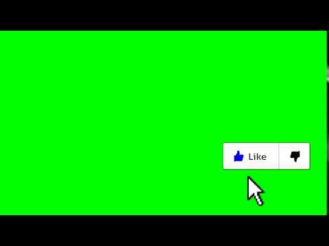 GREEN SCREEN LİKE BUTTON (YEŞİL EKRAN LİKE TUŞU