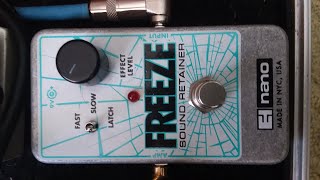 Electro Harmonix Freeze Pedal Demo - YouTube