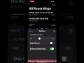 Voice Memos app | iOS | Enhance Recording