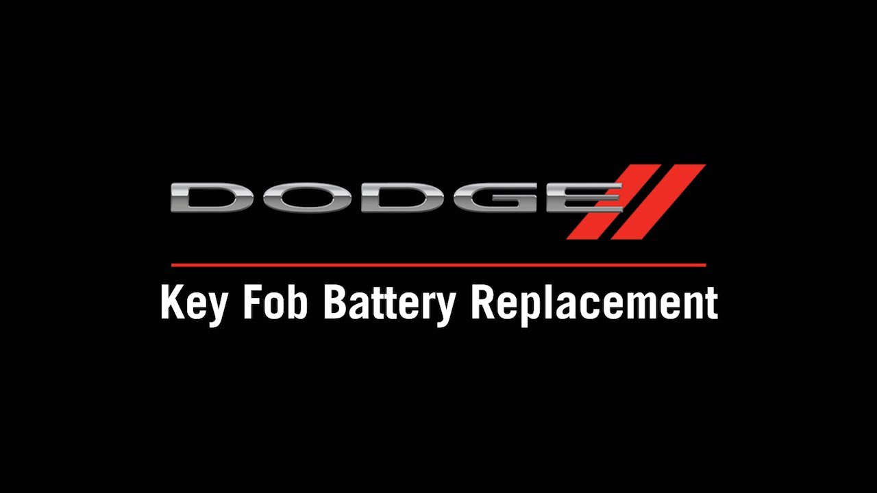 Key Fob Battery Replacement | How To | 2020 Dodge Grand Caravan - YouTube