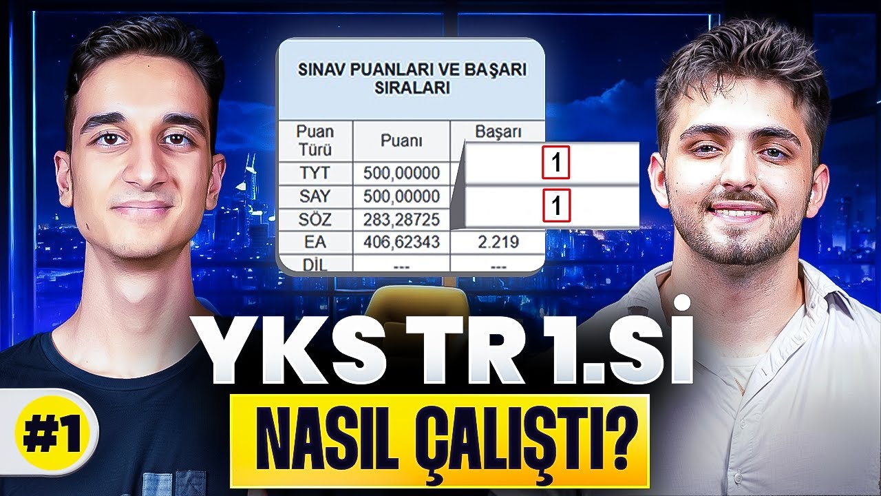 YKS 2025 TÜRKİYE 1.Sİ NASIL ÇALIŞTI? (HER ŞEYİ FULLEDİ)