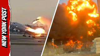 Terrifying Moment UPS Flight Loses Engine Before Deadly Crash