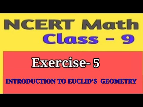 Introduction Chapter 5 | NCERT MATH CLASS 9 | Introduction of Euclid's ...
