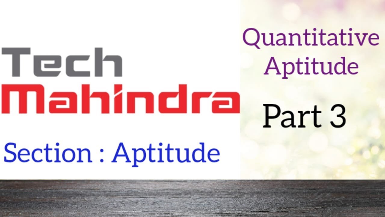 How To Clear Aptitude Test In Tech Mahindra