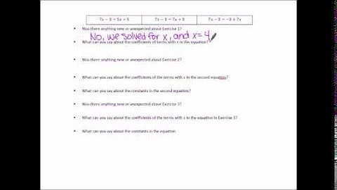Math 8: Module 4 Lesson 2 Video