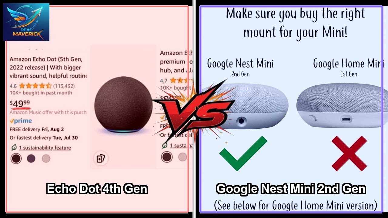 **Echo Dot 4th Gen vs Nest Mini: SHOCKING 2025 Review!**