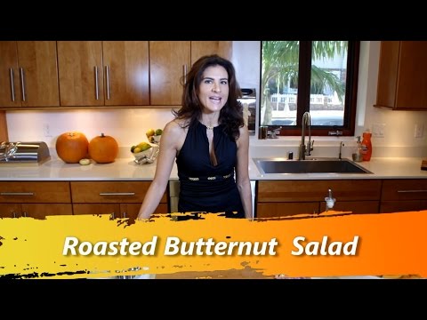 Roasted Butternut Salad with Candied Pecans & Cherries - Chef Melissa Mayo