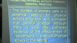 Barcelona 2008 - Promoting Physical Activiy Trought General Practice