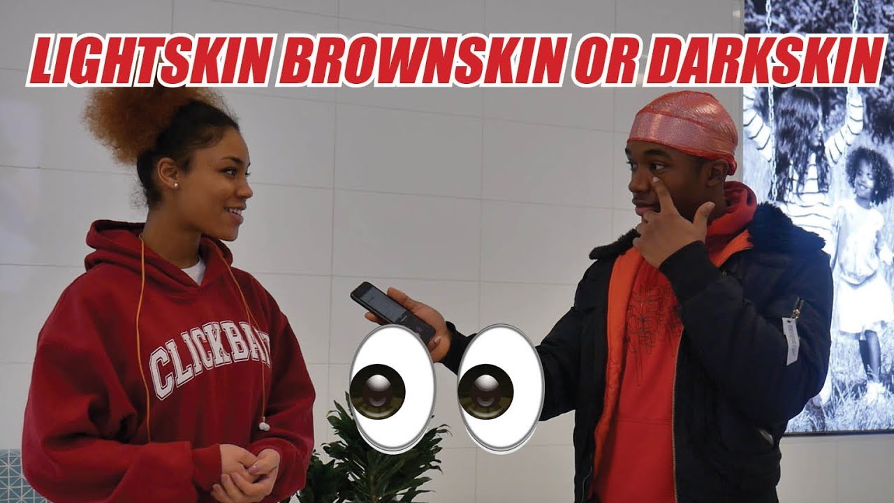 What's More Attractive Lightskin Brownskin or Darkskin? | Public Interview