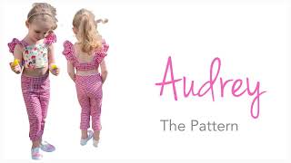 Audrey Capri Pants: Vintage-Style PDF Sewing Pattern for Girls