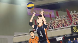 Nishinoya's Overhead Pass! Thank you, Kinoshita