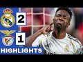 Real Madrid Vs Benfica 2 1 Extended HIGHLIGHTS UEFA Champions League