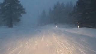 BLIZZARD update Deadman Summit CA getting hammered already Highway 395 will close tonight