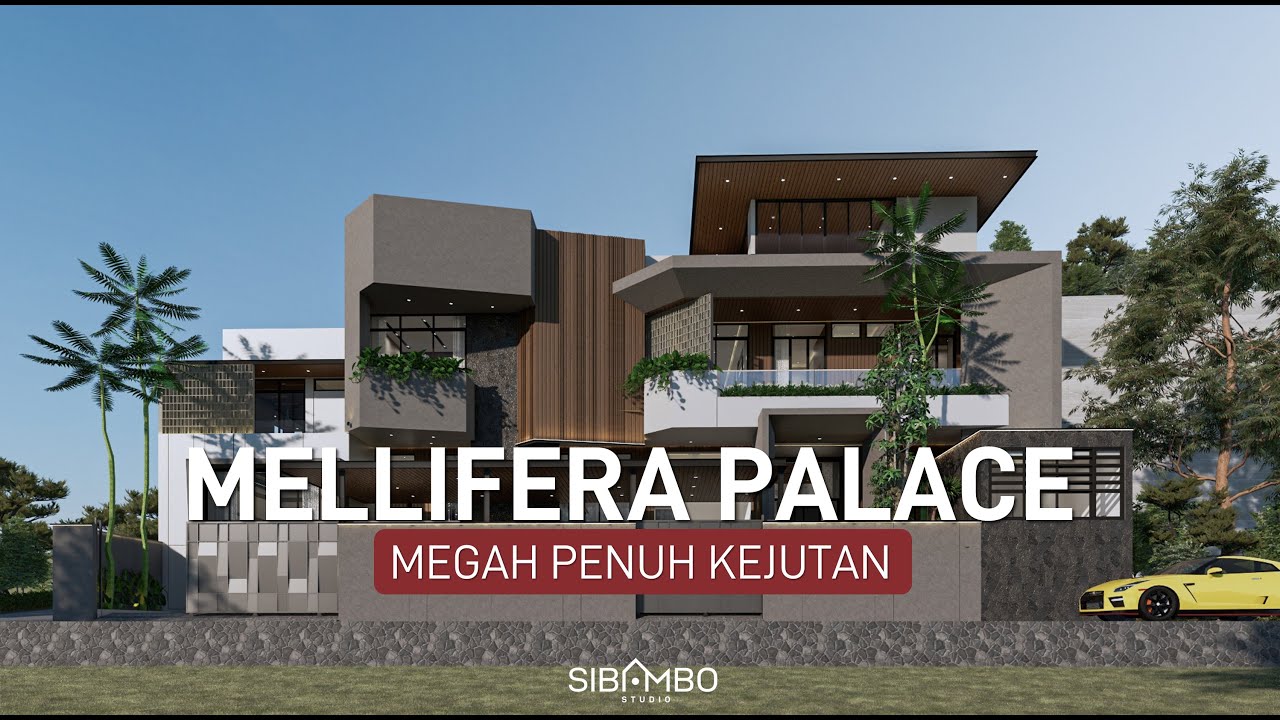 Desain Rumah Tropis Modern di Lahan 1398 m2 | Cerita Rumah: Mellifera Palace