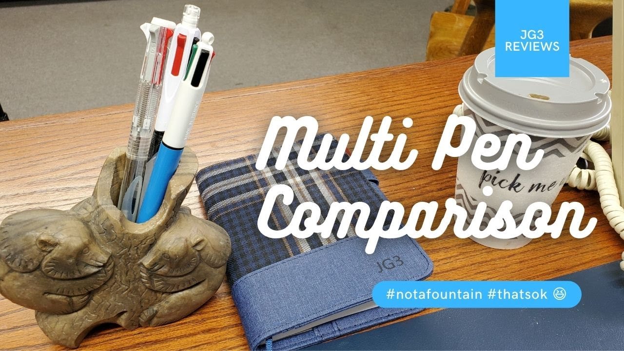 Multi Pen + Pencil Comparison • BIC, Paper Mate, Uniball Jetstream