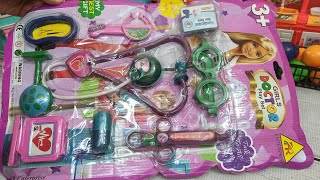 3 Miniutes Satisfying With Unboxing Doctor Set Toys.unbelievable Asmrsound.
