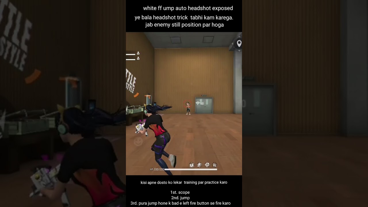 @whiteff ump aimbot trick tutorial  